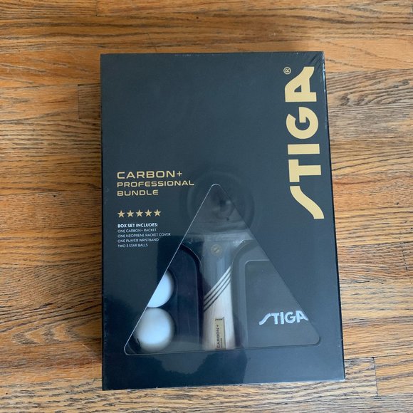 Stiga Carbon Professional Bundle, Stiga Ping Pong Paddle, Stiga Paddle - Picture 1 of 1